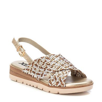 Women's Criss Cross Flat Sandals By XTI 143947