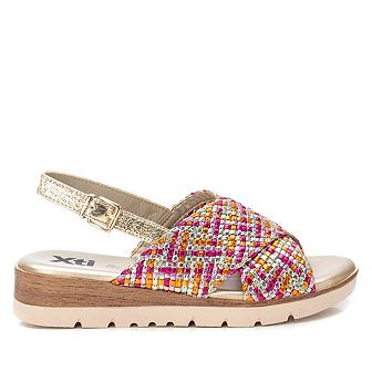 Women's Criss Cross Flat Sandals By XTI 143947