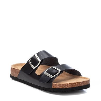 Women's Double Strap Buckle Sandals By XTI 141347