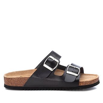 Women's Double Strap Buckle Sandals By XTI 141347