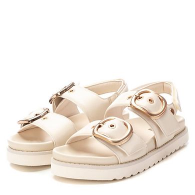 Women's Comfort Double Strap Sandals By XTI 144129