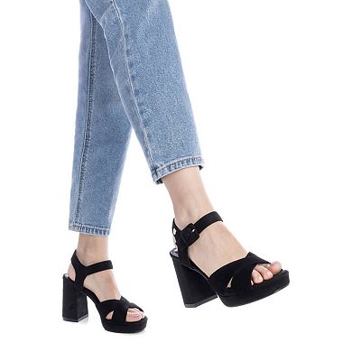 Women's High Heel Ankle Strap Sandals Refresh By Xti 172582