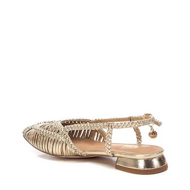 Women's Braided Slingback Flats By XTI 144015