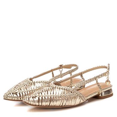 Women's Braided Slingback Flats By XTI 144015