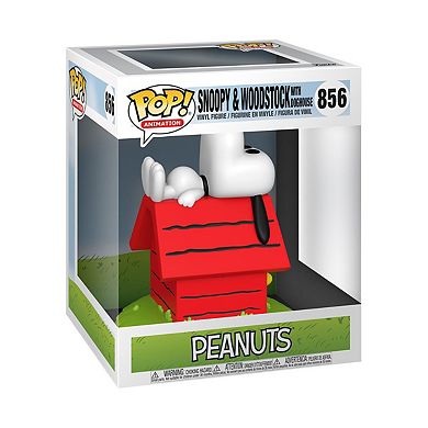 Funko Pop! Deluxe - Peanuts - Snoopy & Woodstock with Doghouse #856