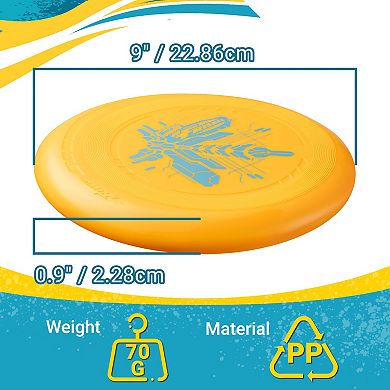 Wham-O Frisbee Go Flying Disc, 9 Inch Lightweight Toy for Beginners Outdoor, 70g - 1 Pack