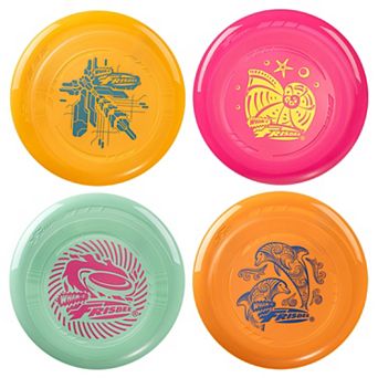 Wham-O Frisbee Go Flying Disc, 9 Inch Lightweight Toy for Beginners Outdoor, 70g - 4 Pack