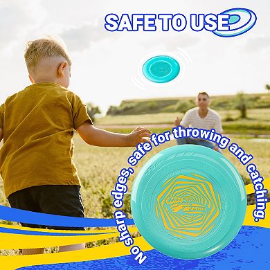 Wham-O Frisbee Go Flying Disc, 9 Inch Lightweight Toy for Beginners Outdoor, 70g - 4 Pack