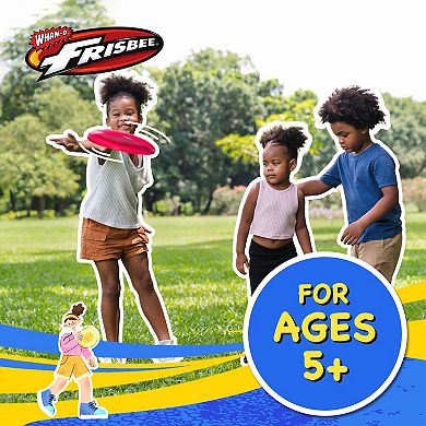 Wham-O Frisbee Go Flying Disc, 9 Inch Lightweight Toy for Beginners Outdoor, 70g - 4 Pack