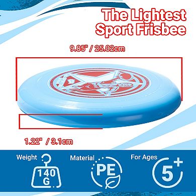 Wham-O Frisbee All Sport Disc 140g, 9.85 Inch, for Outdoor Games and Family Fun - 1 Pack