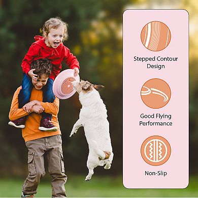 Wham-O Frisbee Fastback Flying Disc, 9.35" Dog-friendly Lightweight Toy, 100g - 4 Pack
