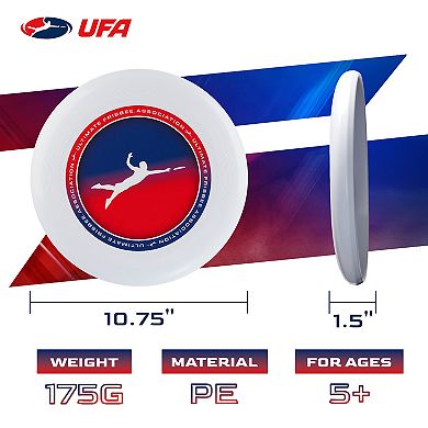 UFA Pro Frisbee Official Ultimate 175g Professional Training Flying Disc, 10.75 Inch