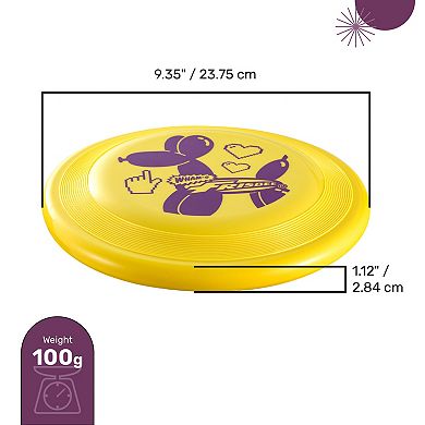 Wham-O Frisbee Fastback Flying Disc, 9.35" Dog-friendly Lightweight Toy, 100g - 1 Pack