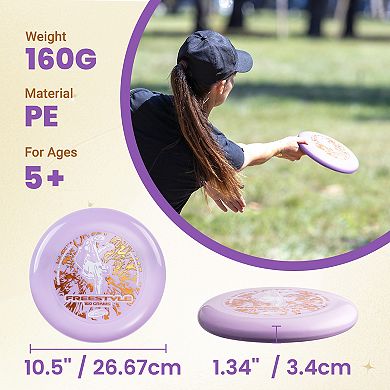 Wham-O Frisbee Freestyle Disc 160g, 10.5 Inch, for Outdoor and Family Fun, 2 PACK
