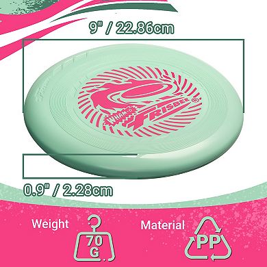 Wham-O Frisbee Go Flying Disc, 9 Inch Lightweight Toy for Beginners Outdoor, 70g - 1 Pack