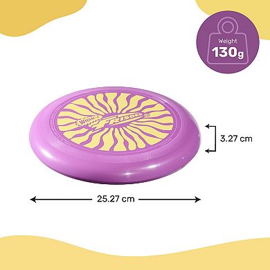 Wham-O Frisbee Cool Flyer Flying Disc 130g, 9.95 Inch Lightweight Toy Outdoor Game - 1 Pack