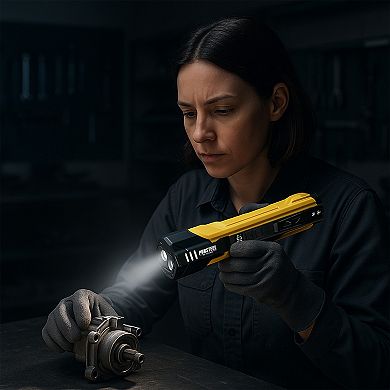 Pursonic 2-in-1 UltraBright Rechargeable Flashlight & Red Strobe