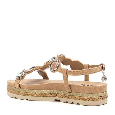 Women's Flat Suede Sandals By XTI 143996