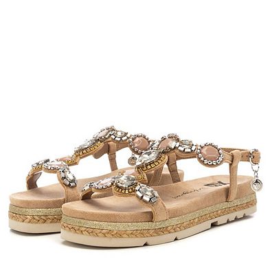 Women's Flat Suede Sandals By XTI 143996