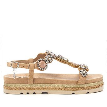 Women's Flat Suede Sandals By XTI 143996