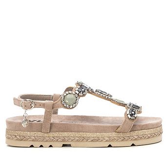 Women's Flat Suede Sandals By XTI 143996