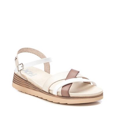 Women's Low Wedge Strappy Sandals By XTI 142848