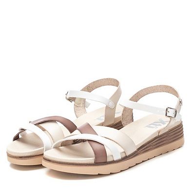 Women's Low Wedge Strappy Sandals By XTI 142848