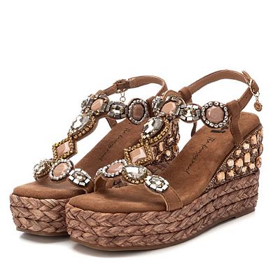 Women's Jute Wedge Sandals By XTI 143999