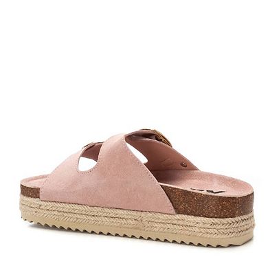 Women's Suede Flat Sandals By XTI 143635
