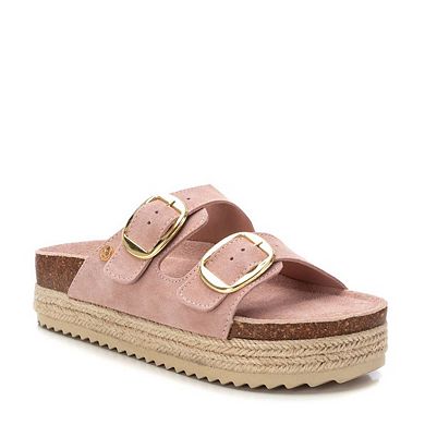 Women's Suede Flat Sandals By XTI 143635