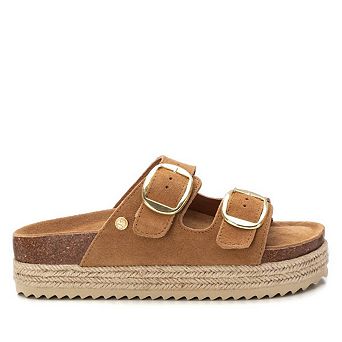 Women's Suede Flat Sandals By XTI 143635