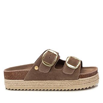 Women's Suede Flat Sandals By XTI 143635