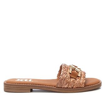 Women's Raffia Slide Sandals By XTI 144103