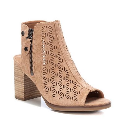 Women's Suede Sandals By XTI, Beige 14110001