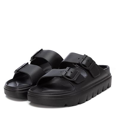 Women's Rubber Flat Sandals By XTI 142550