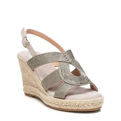 Women's Jute Wedge Sandals By XTI 45186