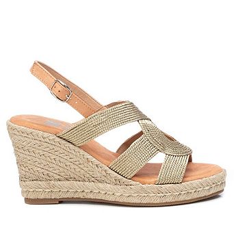 Women's Jute Wedge Sandals By XTI 45186