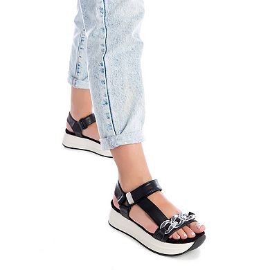 Women's Platform Sandals By XTI, Black 14141307