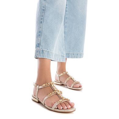 Women's Flat Strappy Sandals By XTI 142881