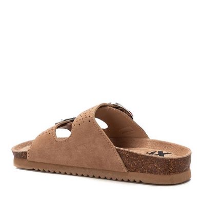 Women's Suede Slip on Sandals By XTI 144130