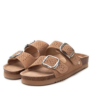 Women's Suede Slip on Sandals By XTI 144130
