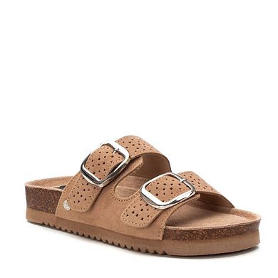 Women's Suede Slip on Sandals By XTI 144130