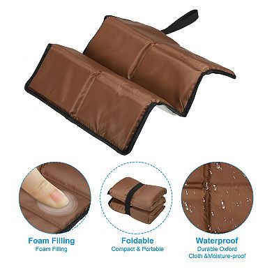 15.7"x11.6"x0.4" Foldable Hiking Seat Pad, Ultralight Waterproof Cushion Sitting Pads Foam Mat