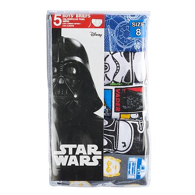 Handcraft Boys Briefs 5-Pack Star Wars Darth Vader Or Mandalorian Sizes