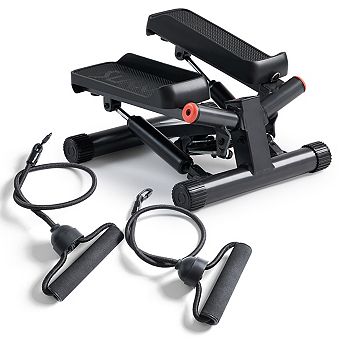 Sunny Health & Fitness Smart Twist Stepper with Resistance Bands