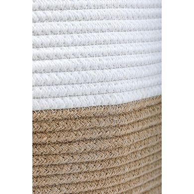 Midlee Rope & Jute Bottom Toy Basket