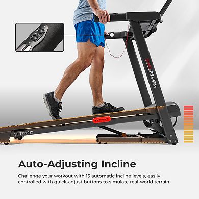 Sunny Health & Fitness Active 400 Smart Auto Incline Treadmill