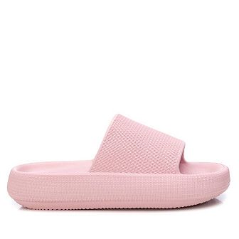 Women's Rubber Flat Sandals By XTI, Pink 4448906