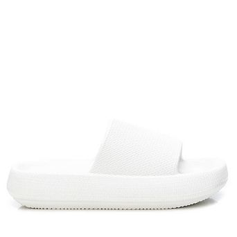 Women's Rubber Flat Sandals By XTI, White 4448907