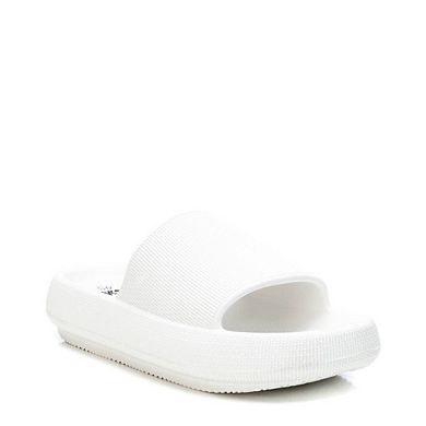Women's Rubber Flat Sandals By XTI, White 4448907